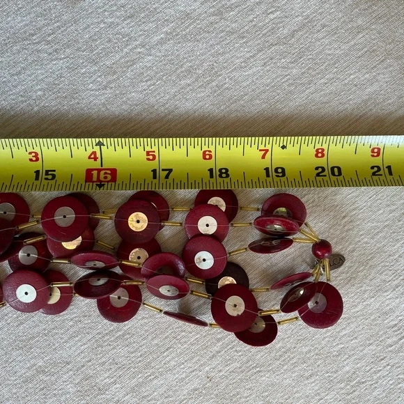 SYLCA Unique Multi-Strand Statement Necklace - Picture 10 of 10